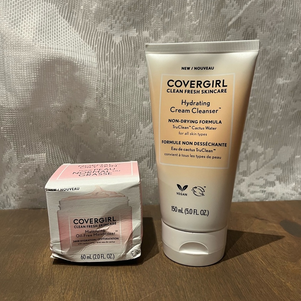 Covergirl Cleanser and Moisturizer